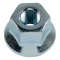 Lippert flange nuts with 5/8"-18 UNF thread, suitable for trailer and cart wheels
