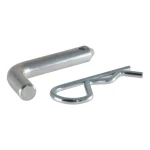 CURT 1/2 inch hitch pin with zinc finish and clip for secure towing