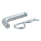 CURT 1/2 inch hitch pin with a durable zinc finish and a clip groove for secure towing.