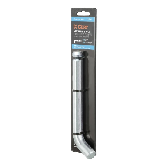 CURT 5/8 inch hitch pin and clip, fits 3x3 trailer hitches, high-strength steel