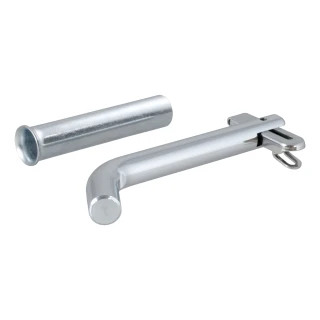 CURT 1/2 inch swivel hitch pin with zinc finish and adapter for secure towing.