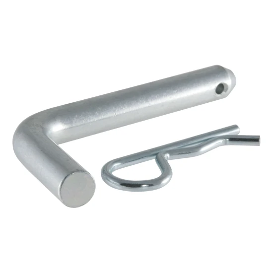 CURT 5/8 Inch Hitch Pin with Zinc Finish and Clip for Trailers CURT 5/8 inch hitch pin with zinc finish and clip for trailer hitch security