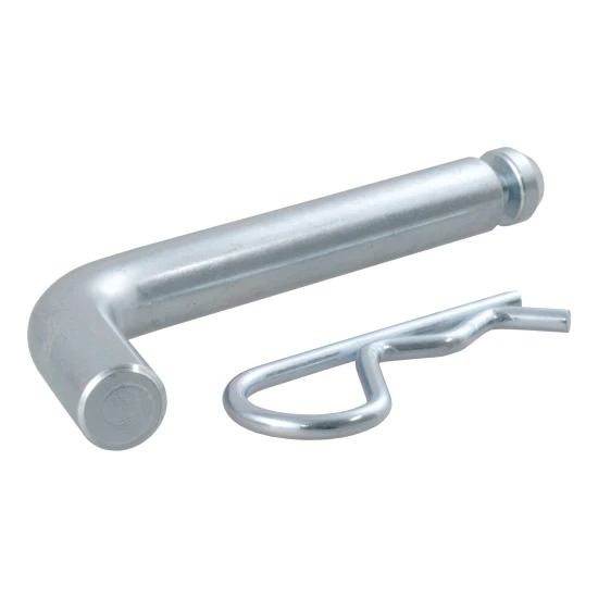 CURT 5/8 inch hitch pin with zinc finish and clip for secure towing