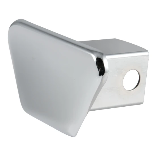 CURT chrome steel receiver tube cover for 2 inch hitch