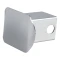 CURT chrome-plated steel receiver tube cover for 2x2 inch hitch