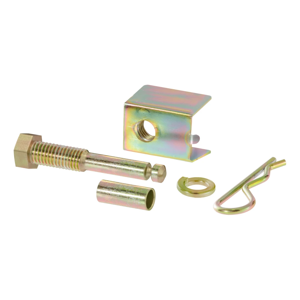 CURT anti-rattle hitch pin with shim for 2-inch receiver, reduces noise