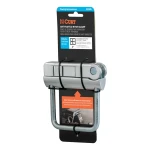 CURT anti-rattle hitch clamp installed on a 2-inch receiver hitch, preventing noise and vibration