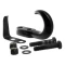 CURT front mount tow hook with black finish and 10,000 lbs capacity for pickups and SUVs