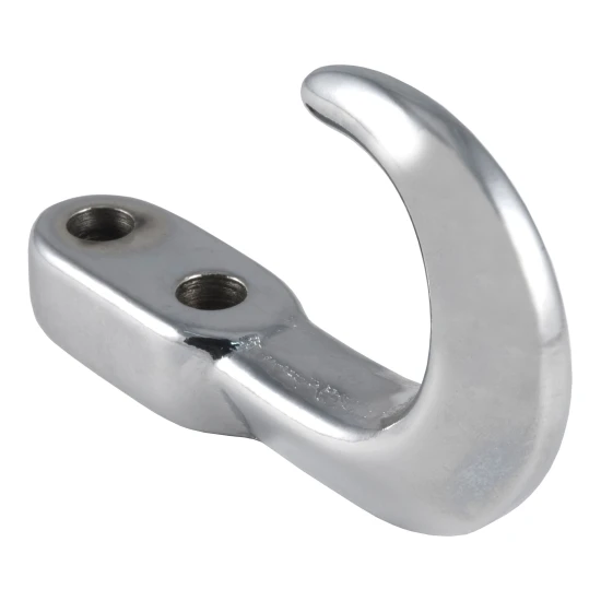CURT chrome tow hook with 10,000 lbs capacity for 4WD vehicles
