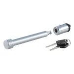 CURT barbell hitch lock with 5/8 inch pin for 2 to 3 inch hitch receivers