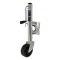 CURT marine trailer jack with zinc finish and a side-wind handle, featuring a 6-inch wheel and 1,000 lbs capacity.