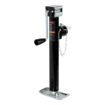 CURT pipe mount swivel jack with 5,000 lbs support and 15 inch lift capacity