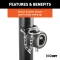 CURT pipe mount swivel jack with 5,000 lbs support and 15 inch lift capacity