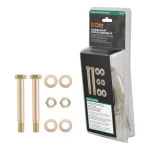 CURT coupler hardware kit featuring grade-8 bolts, nuts, and washers for adjustable channel-mount couplers.