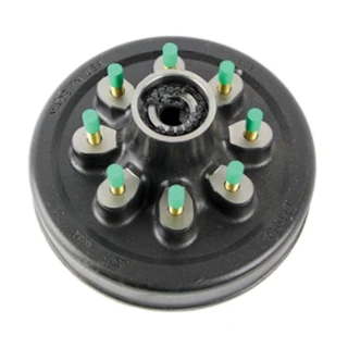 Lippert brake drum hub assembly fits 8,000-lb axle with 8 on 6.5 inch bolt pattern