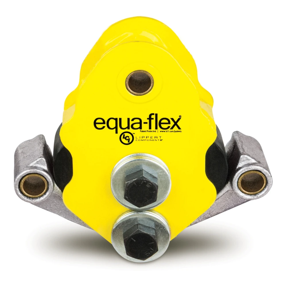 Lippert Equa-Flex Rubberized Equalizer for Tandem Axle RVs Lippert Equa-Flex equalizer kit with bronze bushings for tandem axles