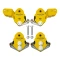 Lippert Equa-Flex Rubberized Equalizer for RV and Trailers Lippert Equa-Flex rubberized equalizer kit for smoother RV towing