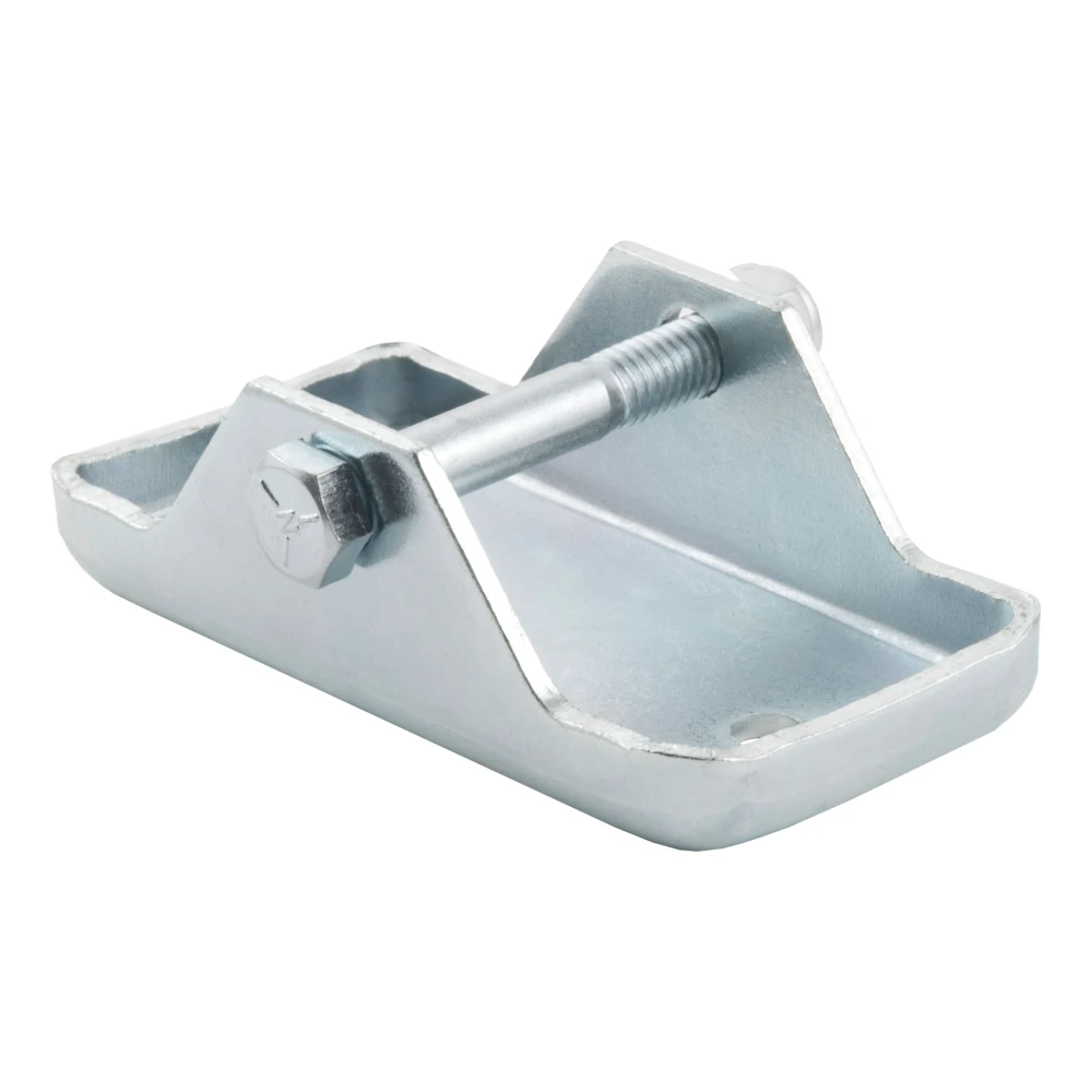 CURT jack foot attachment for trailer stability, bolt-on system