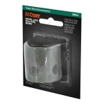 CURT male pipe end mounting bracket for trailer jacks with 5/8 inch pin hole, allows jack to swivel and fold easily.