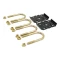 Lippert replacement axle mounting kit for RV trailer with U-bolt design for easy installation.