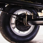 Lippert replacement axle mounting kit for RV trailer with U-bolt design for easy installation.