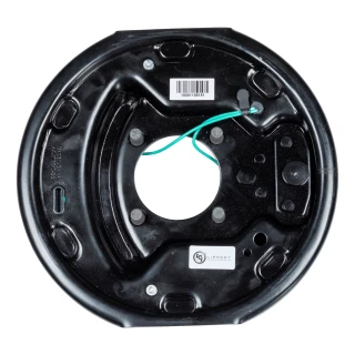 Lippert Electric Brake Assembly for 3500 lb Axles, Left-Hand Side Lippert replacement electric brake assembly, left-hand side, for 13-15 inch wheels and 3,500-lb axles.
