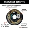 Lippert Electric Brake Assembly for 3500 lb Axles, Left-Hand Side Lippert replacement electric brake assembly, left-hand side, for 13-15 inch wheels and 3,500-lb axles.