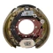 Lippert electric brake assembly for left-hand side installation on 16-17.5” wheels and 12,000-lb axles.