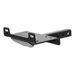 A robust CURT winch mount fitting a 2x2 hitch receiver with skid shield protection.