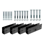 Lippert replacement trailer axle AP kit with precise components for suspension.