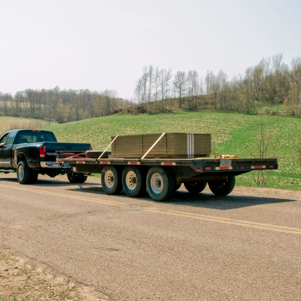 Lippert replacement trailer axle AP kit with precise components for suspension.
