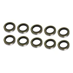 Replacement double lip grease seals by Lippert for trailer axles, available in various sizes and packages.
