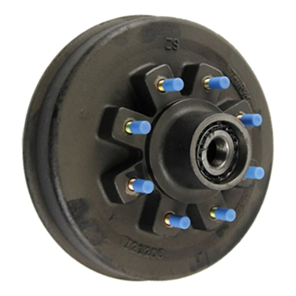 Lippert RV brake hub assembly for 8,000-lb axles with an 8 on 6.5 bolt pattern
