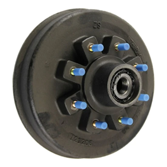 Lippert RV brake hub assembly for 8,000-lb axles with an 8 on 6.5 bolt pattern