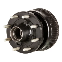 CURT Brake Drum Hub Assembly 16K Axle 8 on 275 mm 22 mm Stud 17-1/2 Inch Dual Wheel 353323
