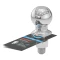 CURT 2 inch trailer ball with chrome finish, fits 2 inch couplers, tows up to 3,500 lbs