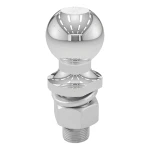 CURT 2 Inch Trailer Hitch Ball with Chrome Finish for 6000 lbs Towing CURT 2 inch trailer hitch ball with chrome finish, 6000 lbs capacity