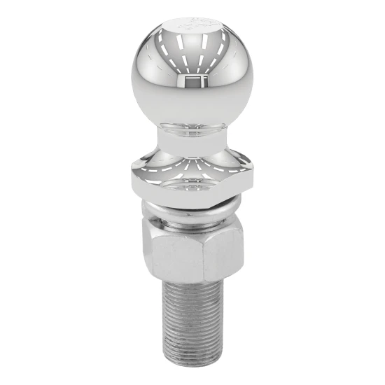 CURT 1-7/8" trailer ball featuring chrome finish and 3,500 lbs capacity for reliable towing.