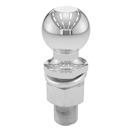 CURT 2-5/16 inch trailer ball with chrome finish, 6000 lbs capacity, suitable for heavy towing