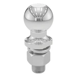 CURT Chrome Trailer Hitch Ball 2 Inch Diameter 1 Inch Shank 2-1/8 Inch Length 7500 Pounds 40037