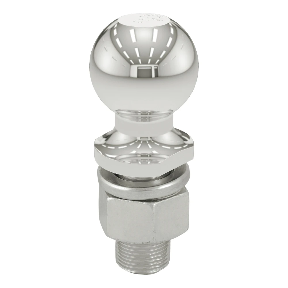 CURT 2-5/16 inch trailer ball, 15000 lbs capacity, stainless steel construction