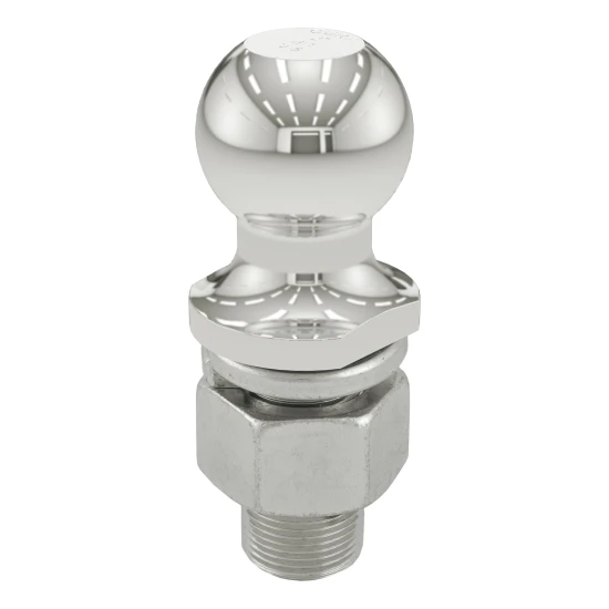 CURT 2-inch trailer hitch ball, stainless steel, 10,000 lbs capacity, for trucks and SUVs