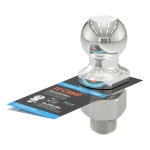 CURT 2-inch trailer hitch ball, stainless steel, 10,000 lbs capacity, for trucks and SUVs