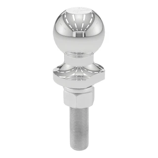 CURT 1-7/8 inch trailer ball with chrome finish for towing up to 2,000 lbs