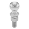 CURT 2 inch trailer hitch ball, 6,000 lbs capacity, chrome finish, meets U.S. VESC specs