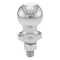 CURT ATV tow ball and lawn tractor hitch ball, chrome finish, 2 inch ball, on a four wheeler or lawnmower, towing capacity of 2,000 lbs