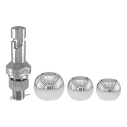 CURT Switch Ball Set Chrome Steel 1-7/8 Inch 2 Inch 2-5/16 Inch Balls Up to 8000 Pounds 42225