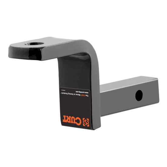CURT class 2 ball mount ideal for sedans and SUVs, 3,500 lbs capacity with black powder coat finish