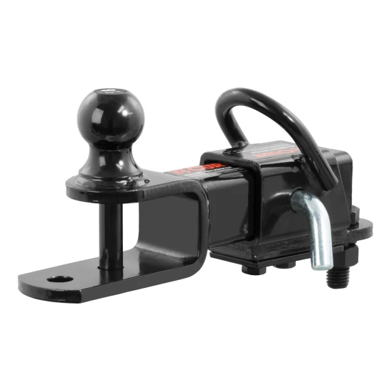 CURT ATV towing kit with 3-in-1 ball mount and bolt-on adapter for versatile towing.