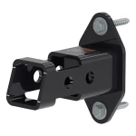CURT wall mount organizing hitch accessories in a garage
